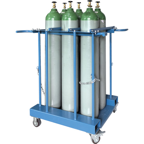 6-Cylinder Forklift Cylinder Storage Caddy Mukwa Safety Services