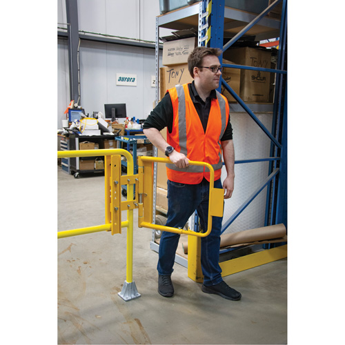 Safety Swing Gate, 21" H x 16" - 26" W Mukwa Safety Services