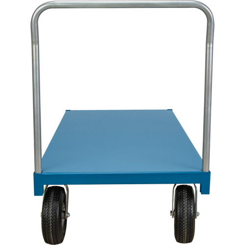  Chariot &agrave; plateforme pour l'ext&eacute;rieur, 72" lo x 36" la x Capacit&eacute; 1200 lb, Roues en Anticrevaison Mukwa Safety Services