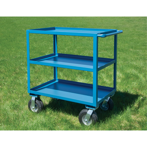  Chariot &agrave; tablettes pour l'ext&eacute;rieur, 3 Tiers, 18" la x 39" h x 33" p, Capacit&eacute; 1200 lb Mukwa Safety Services