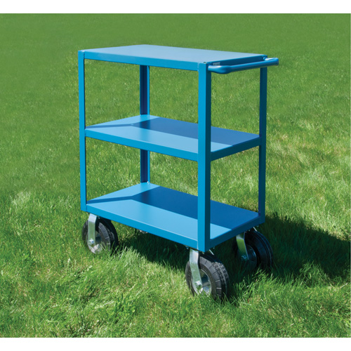  Chariot &agrave; tablettes pour l'ext&eacute;rieur, 3 Tiers, 24" la x 39" h x 51" p, Capacit&eacute; 1200 lb Mukwa Safety Services