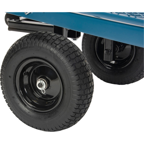 Wagon avec c&ocirc;t&eacute;s rabattables, 24" la x 48" la x Capacit&eacute; 800 lb Mukwa Safety Services