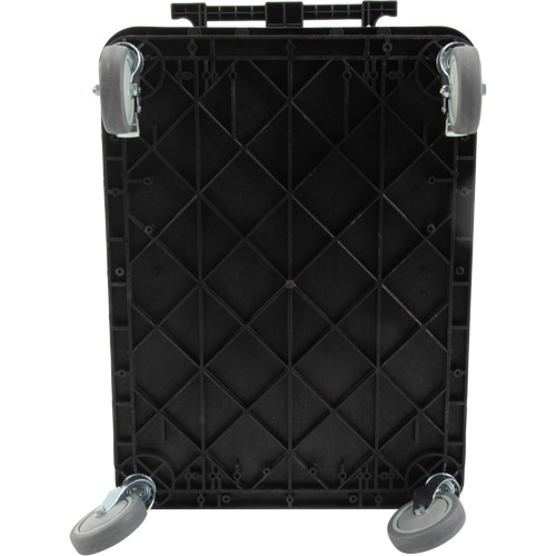 Chariot utilitaire avec tablette &agrave; bordure profonde, 3 tiers, 19" x 39-1/2" x 28-1/4", Capacit&eacute; 330 lb Mukwa Safety Services