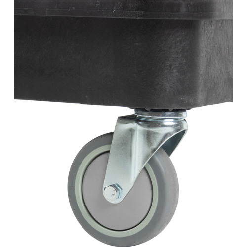 Chariot utilitaire avec tablette &agrave; bordure profonde, 3 tiers, 19" x 39-1/2" x 28-1/4", Capacit&eacute; 330 lb Mukwa Safety Services