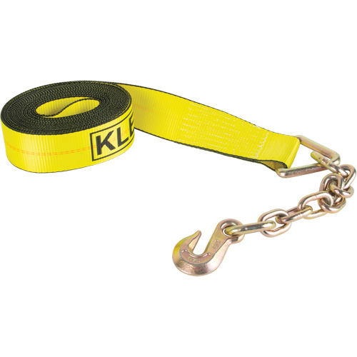 Logistic Strap, Chain Anchor, 30' W x 3" L, 5400 lbs. (2449 kg) Working Load Limit Mukwa Safety Services