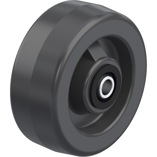 Solid Black Phenolic Wheels Mukwa Safety Services