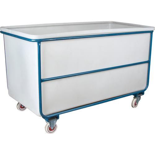Straight Wall Box Truck, White Polyethylene, 51" L x 33" W x 39" H, 25 cu. Ft. Volume, 1000 lbs. Capacity Mukwa Safety Services