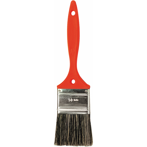 Go Paint Brush, Natural Bristles, Plastic Handle, 1" Width Mukwa Safety Services