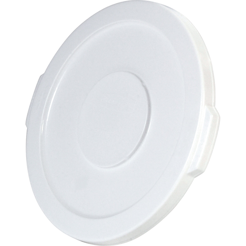 Round Brute&reg; Tops, Flat Lid, Plastic/Polyethylene, Fits Container Size: 15-5/8" Dia. Mukwa Safety Services