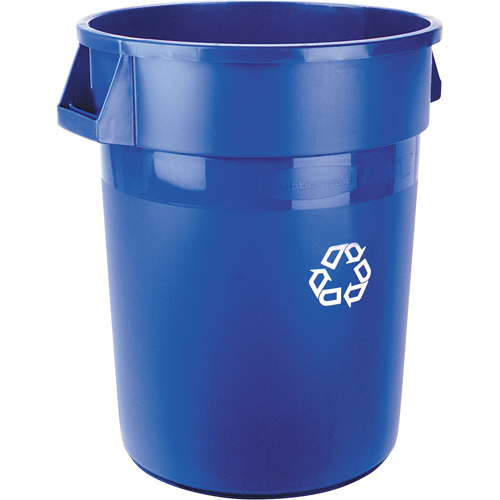 Contenant de collecte des d&eacute;chets recyclable Brute, Vrac, Plastique, 32 gal. US Mukwa Safety Services