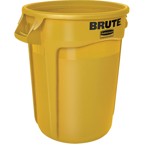 Contenants ronds Brute, Poly&eacute;thyl&egrave;ne, 32 gal. US Mukwa Safety Services