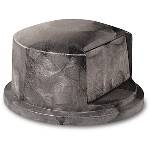 Round Brute&reg; Tops, Dome Lid, Plastic/Polyethylene, Fits Container Size: 22" Dia. Mukwa Safety Services