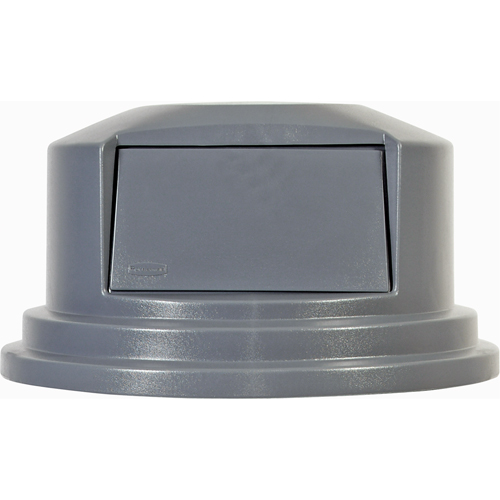 Round Brute&reg; Tops, Dome Lid, Plastic/Polyethylene, Fits Container Size: 26-1/2" Dia. Mukwa Safety Services