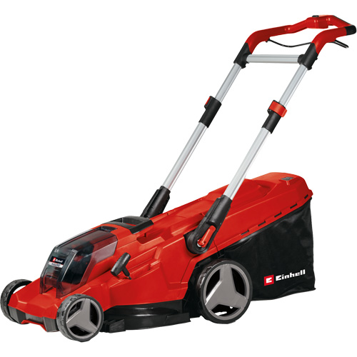 Cordless Push Lawn Mower Kit, Push Walk-Behind, Battery Powered, 17" Cutting Width Mukwa Safety Services