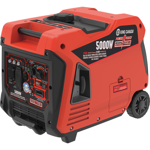 Dual Fuel Gasoline/Propane Inverter Generator Mukwa Safety Services