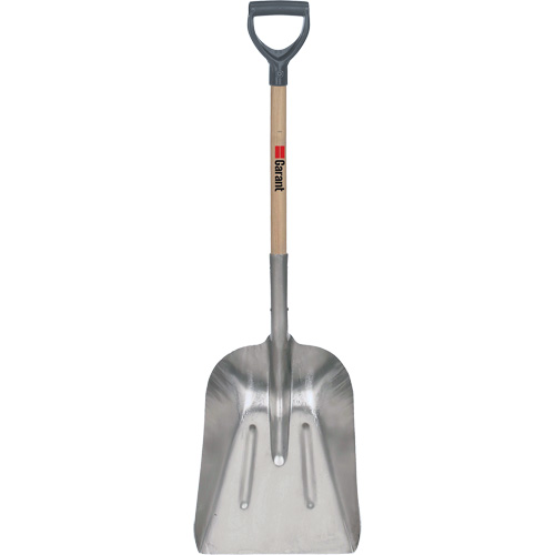 Pelle &agrave; grain no 8, Bois, Lame Aluminium, Manche Prise en D, 29" Longueur Mukwa Safety Services