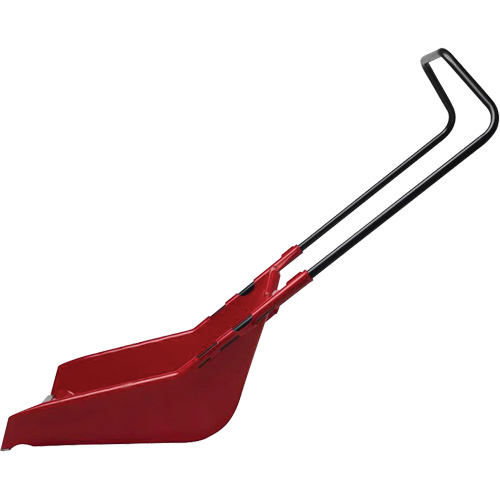 60L Sleigh Snow Shovel, Polypropylene Blade, Wearstrip Included Mukwa Safety Services