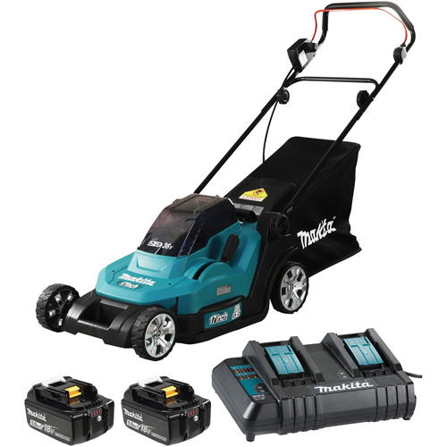 Ensemble de tondeuse LXT 36 V 5,0 Ah, Pouss&eacute;e, &agrave; pile, Largeur de coupe 17" Mukwa Safety Services