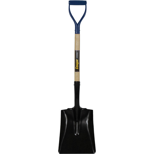 Pelle carr&eacute;e, Bois dur, Lame Acier durci, Manche en Prise en D, Longueur 41-1/2" Mukwa Safety Services