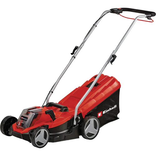 Ensemble tondeuse &agrave; gazon pouss&eacute;e sans fil, Pouss&eacute;e, &agrave; pile, Largeur de coupe 13" Mukwa Safety Services