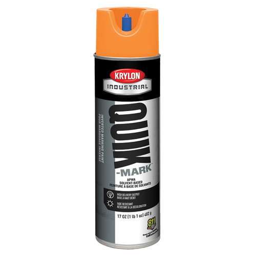 Peinture de marquage industrielle invers&eacute;e &agrave; base de solvant Quik-Mark, 17 oz, Canette a&eacute;rosol Mukwa Safety Services