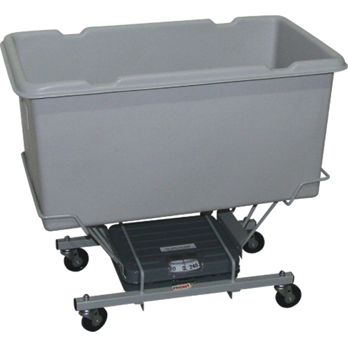 Chariots &agrave; balance, Poly&eacute;thyl&egrave;ne, 33" lo x 19" la x 29" h, Volume 5 pi³, Capacit&eacute; 250 lb Mukwa Safety Services