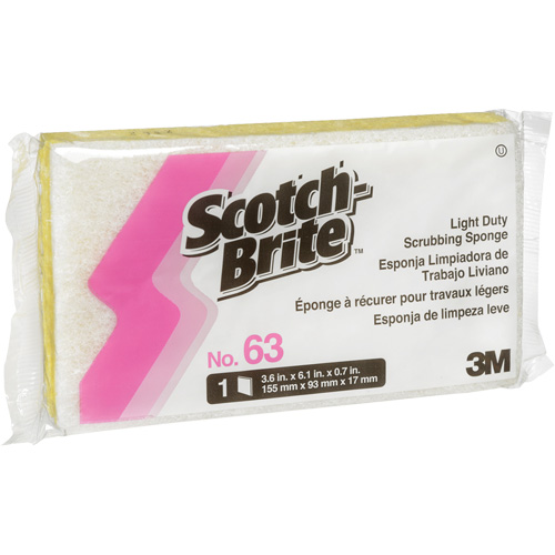 &eacute;ponge &agrave; r&eacute;curer pour les petits travaux Scotch-Brite, Cellulose/&agrave; r&eacute;curer, 3-1/2" la x 6" l Mukwa Safety Services