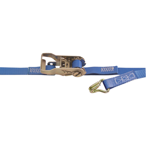Heavy-Duty Utility Straps, J-Hook, 1" W x 1.33' L, 835 lbs. (379 kg) Working Load Limit Mukwa Safety Services