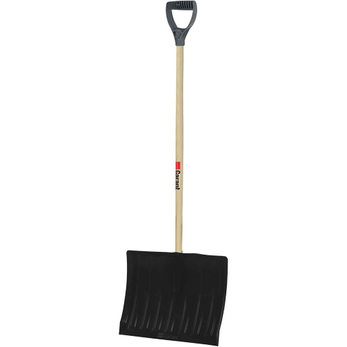 Nordic Snow Shovel, Polypropylene Blade, 17-3/4" Wide, D-Grip Handle Mukwa Safety Services