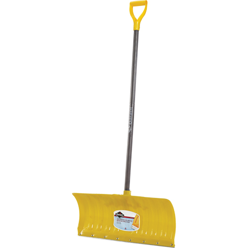 Alpine Snow Pusher, Polypropylene Blade, D-Grip Handle, 26" W Mukwa Safety Services