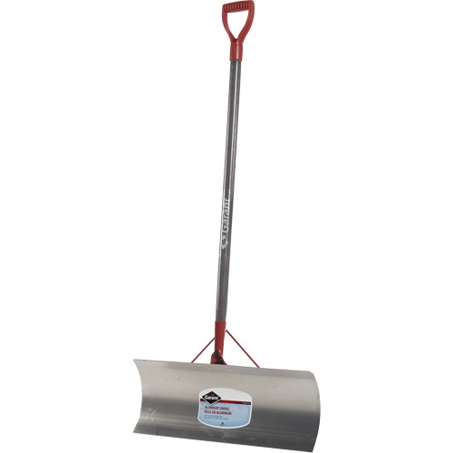 Nordic Snow Pusher, Aluminum Blade, D-Grip Handle, 24" W Mukwa Safety Services