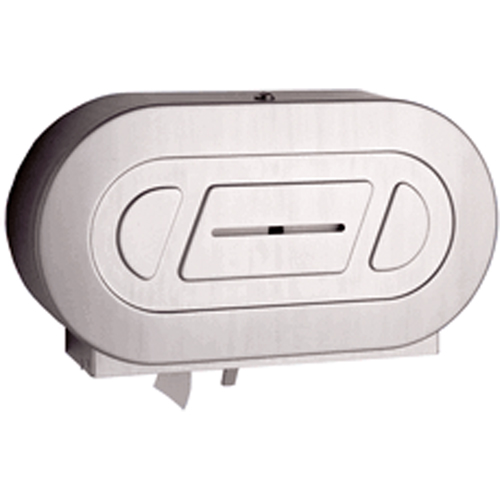 Twin Jumbo Toilet Paper Dispenser, Multiple Roll Capacity Mukwa Safety Services