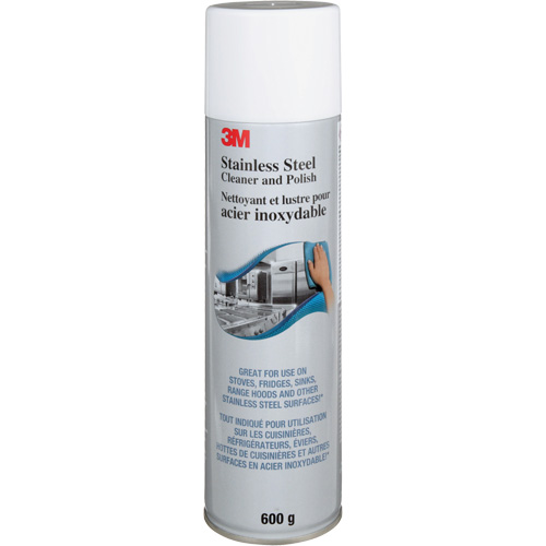 Stainless Steel Cleaner & Polish, 21.5 oz., Aerosol Can Mukwa Safety Services