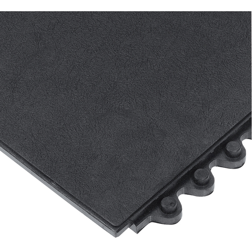 Tapis 24/Seven, Caoutchouc, 3' la c, 3' lo, 5/8" &eacute;paisseur, Noir Mukwa Safety Services