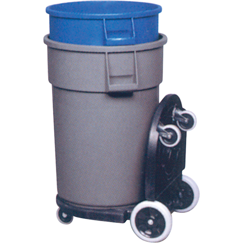 Socle roulant Tandem Brute, Noir Mukwa Safety Services