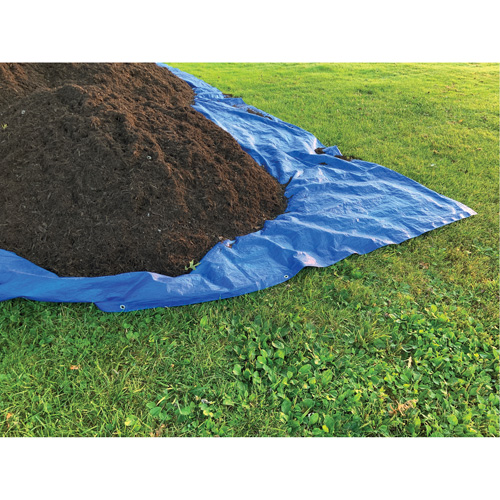 B&acirc;che, Standard, Bleu, 7' x 5' x 4 mils Mukwa Safety Services