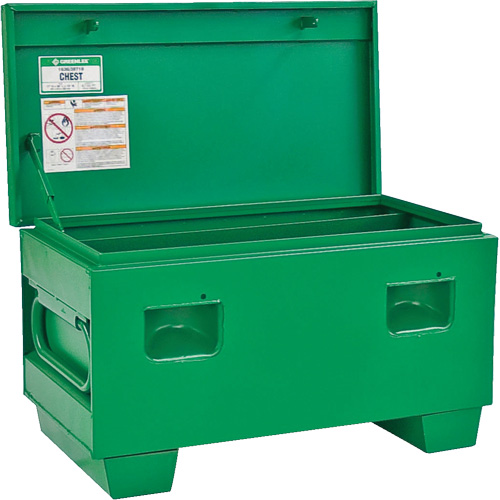 Chest Box, 36" W x 19" D x 17" H, Green Mukwa Safety Services
