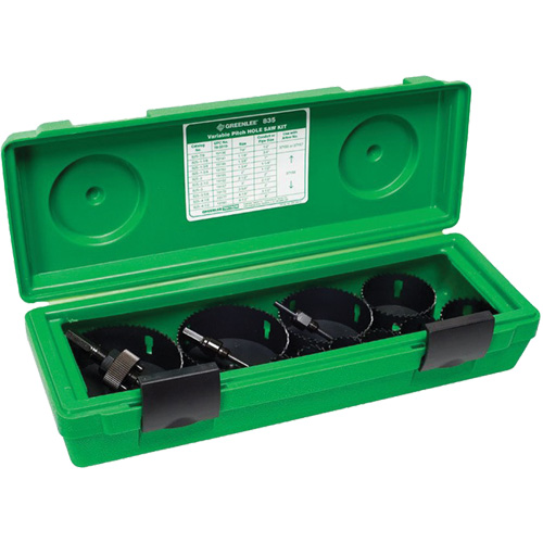 Bi-Metal Hole Saw Kit, 13 Pieces Mukwa Safety Services