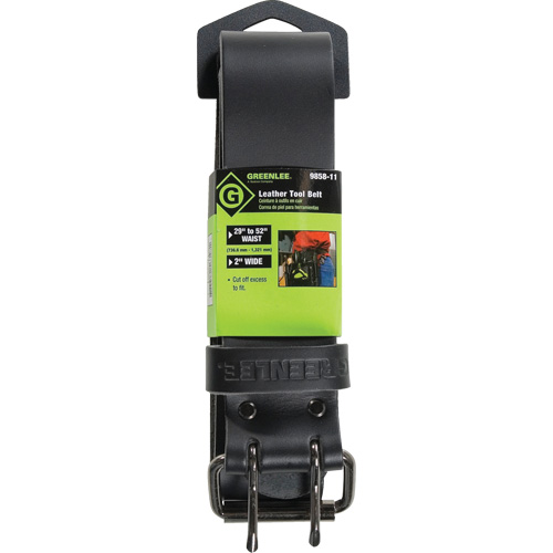 Ceinture porte-outils, Cuir, Noir Mukwa Safety Services