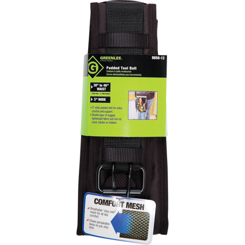 Ceinture porte-outils, Cuir, Noir Mukwa Safety Services