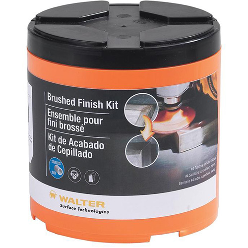 Trousse de finition bross&eacute;e pour surfaces planes Mukwa Safety Services