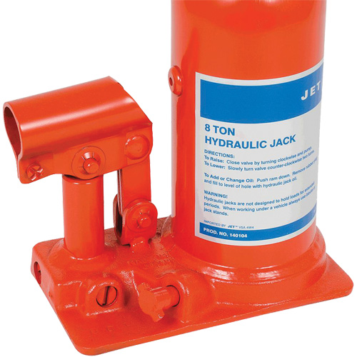 JHJ-8 Super Heavy-Duty Bottle Jack, 8 Ton(s), 15-3/8" Raised Height Mukwa Safety Services