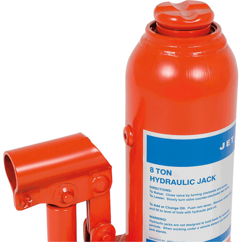 JHJ-8 Super Heavy-Duty Bottle Jack, 8 Ton(s), 15-3/8" Raised Height Mukwa Safety Services