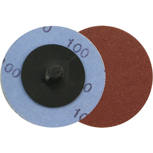 Cloth Back Sanding Disc, 2" Dia., A50 Grit, Aluminum Oxide Mukwa Safety Services