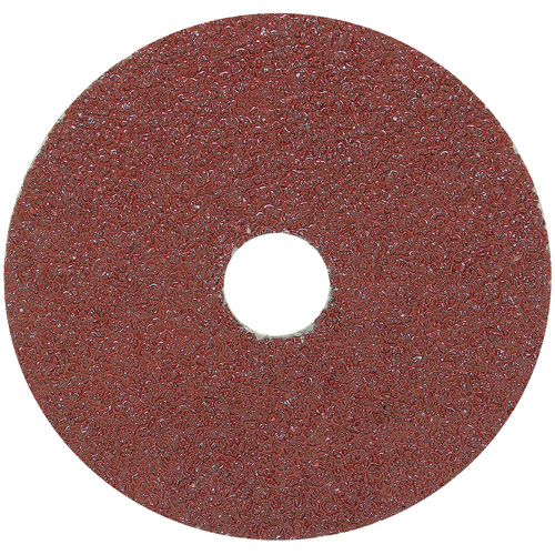 Disque de ponçage en fibre de r&eacute;sine, Oxyde d'aluminium, 24, 4-1/2" Dia x 7/8" Arbre Mukwa Safety Services