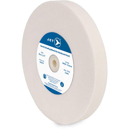 WA810F Bench Grinding Wheel, 8" x 1", 1" Arbor, Aluminum Oxide Mukwa Safety Services