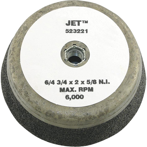 Resin Bond Cup Wheel, 4" x 2", 5/8"-11NC Arbor, Type 11 Mukwa Safety Services