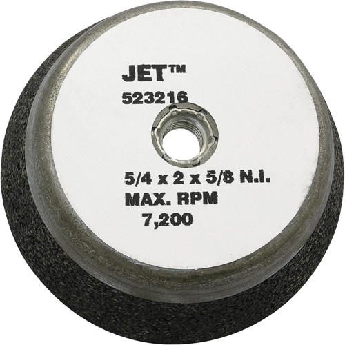 Meule boisseau &agrave; liant de r&eacute;sine, 5" x 2", Arbre 5/8"-11 Mukwa Safety Services
