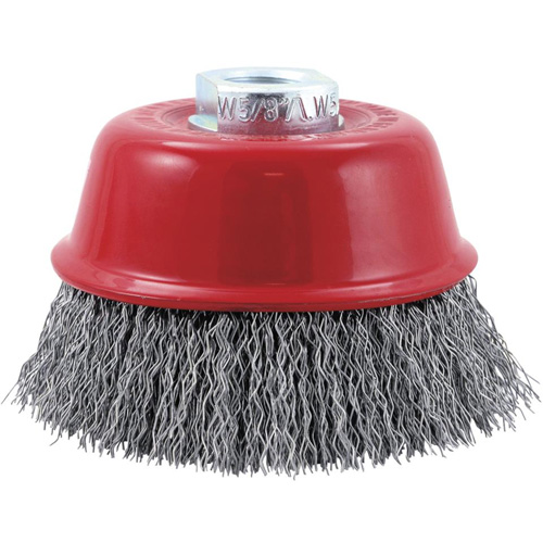 Brosse-boisseau &agrave; fils cr&ecirc;p&eacute;s, 3-1/4", Fils 0,014" Mukwa Safety Services