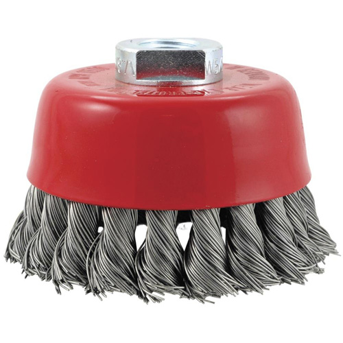 CK3201M14 High Performance Knot Twisted Cup Brush, 3" Dia. Mukwa Safety Services